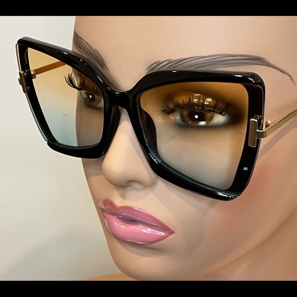 Black Butterfly Sunglasses - Picture 3 of 6